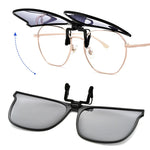 Polarized Clip-On Flip-Up Sunglasses