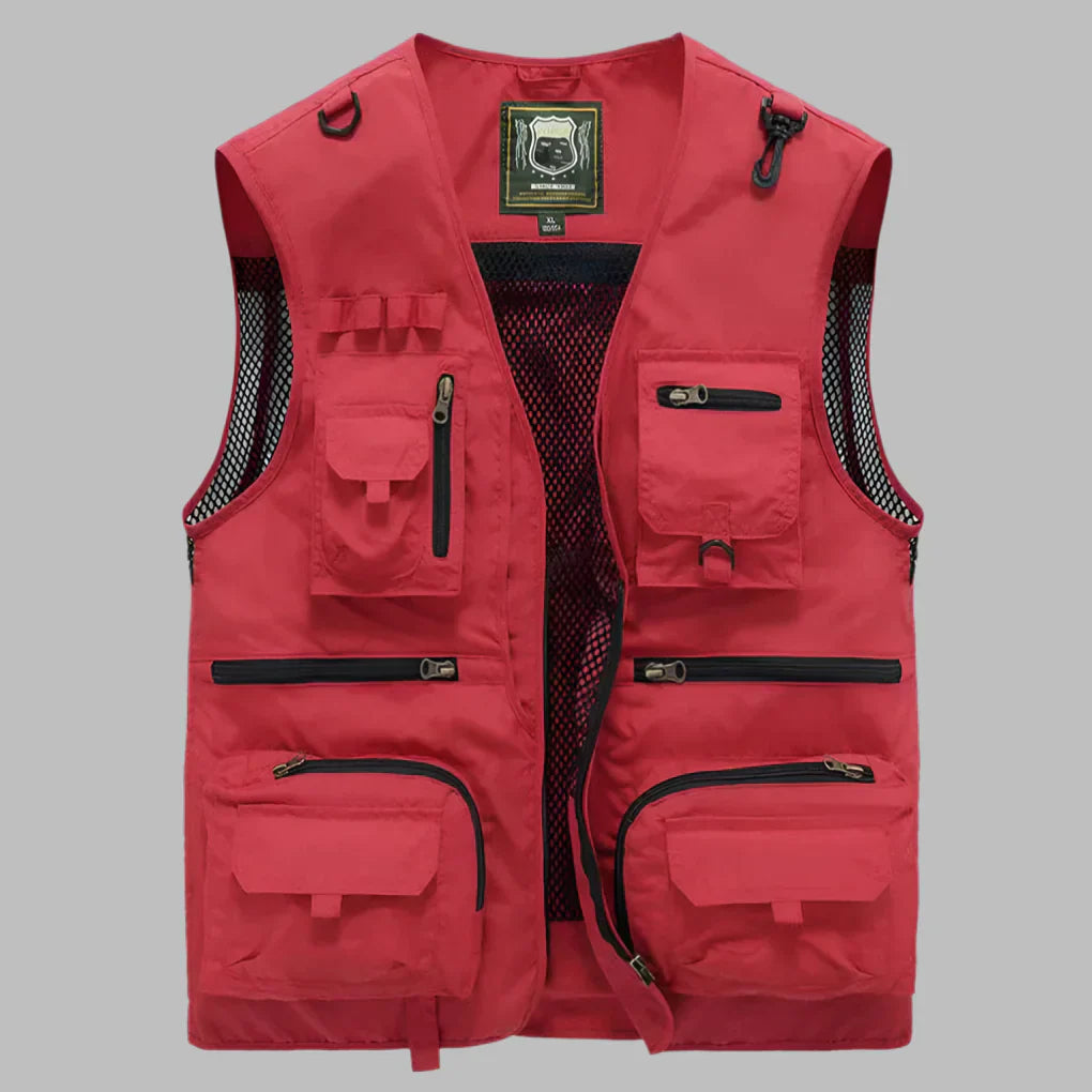 Versatile Multi-Pocket Vest for Travel and Everyday Use