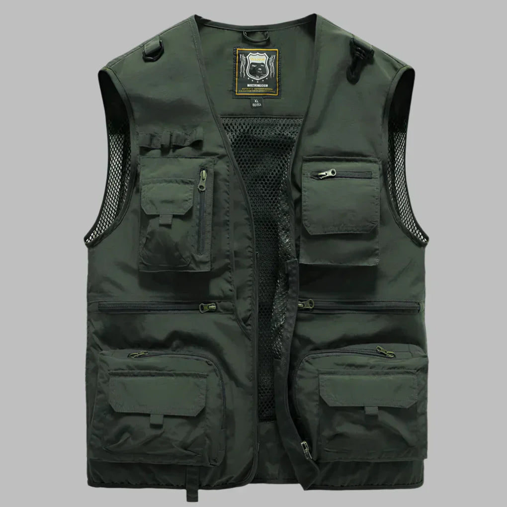 Versatile Multi-Pocket Vest for Travel and Everyday Use