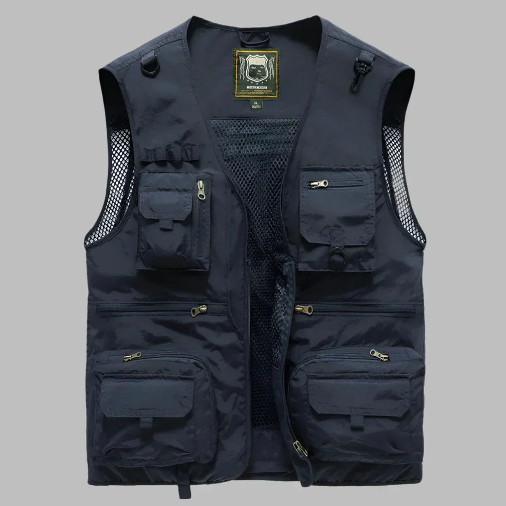 Versatile Multi-Pocket Vest for Travel and Everyday Use