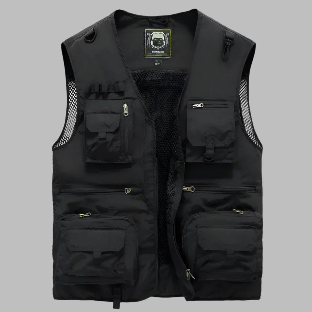Versatile Multi-Pocket Vest for Travel and Everyday Use