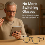 Progressive Multifocal Glasses for Clear Vision - Intelligent German Design for Everyday Use