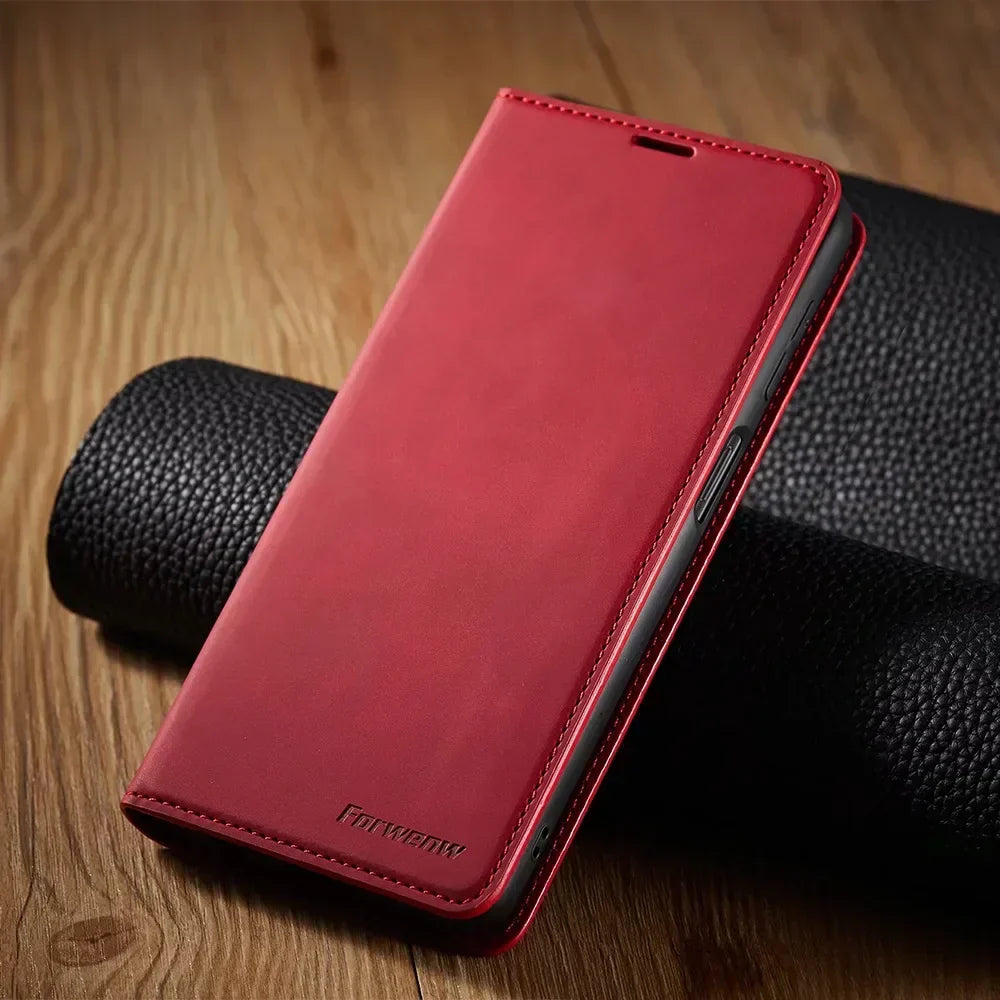 Magnetic Leather Case: Stylish Protection for Your Device