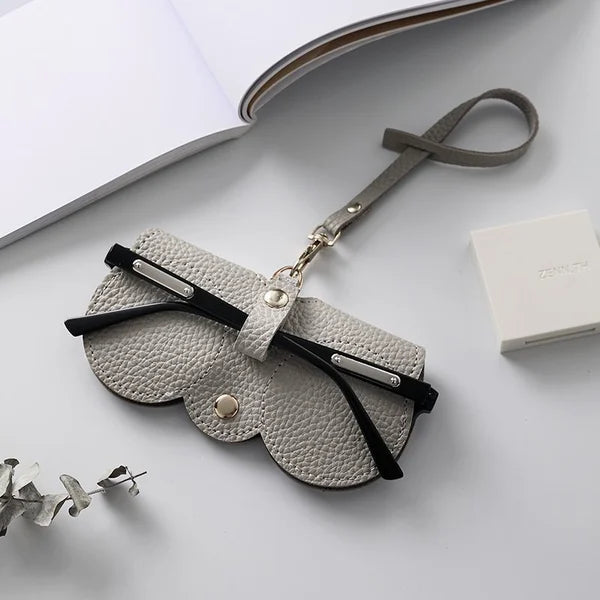 Soft Leather Sunglasses Case with ShadeShield Protection