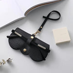 Soft Leather Sunglasses Case with ShadeShield Protection