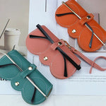 Soft Leather Sunglasses Case with ShadeShield Protection