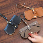 Soft Leather Sunglasses Case with ShadeShield Protection