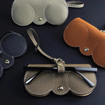 Soft Leather Sunglasses Case with ShadeShield Protection