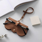 Soft Leather Sunglasses Case with ShadeShield Protection