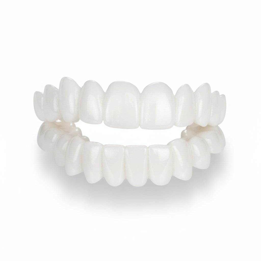 Customizable Cosmetic Tooth Covers | Medical-Grade Resin | Instant Smile Correction | Upper & Lower Jaw