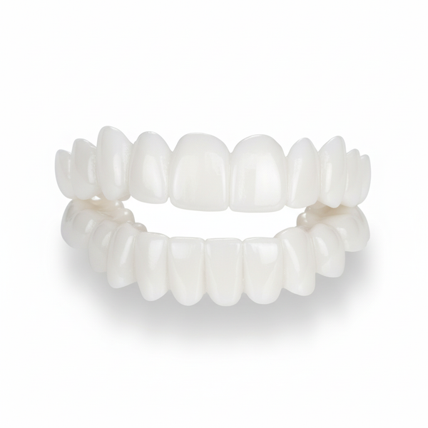 Customizable Cosmetic Tooth Covers | Medical-Grade Resin | Instant Smile Correction | Upper & Lower Jaw