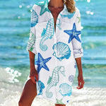 Women's Relaxed Beach Cover-Up Top