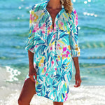 Women's Relaxed Beach Cover-Up Top