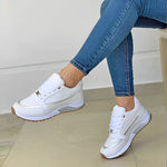 Metallic Accented Women's Sneakers with Cushioning