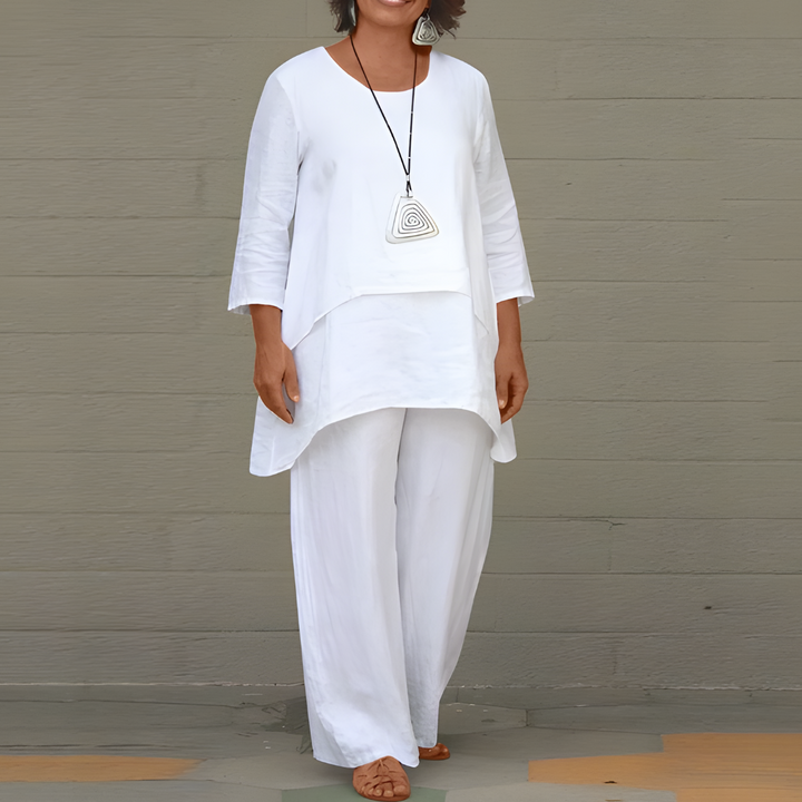 Layered Linen Outfit for Women