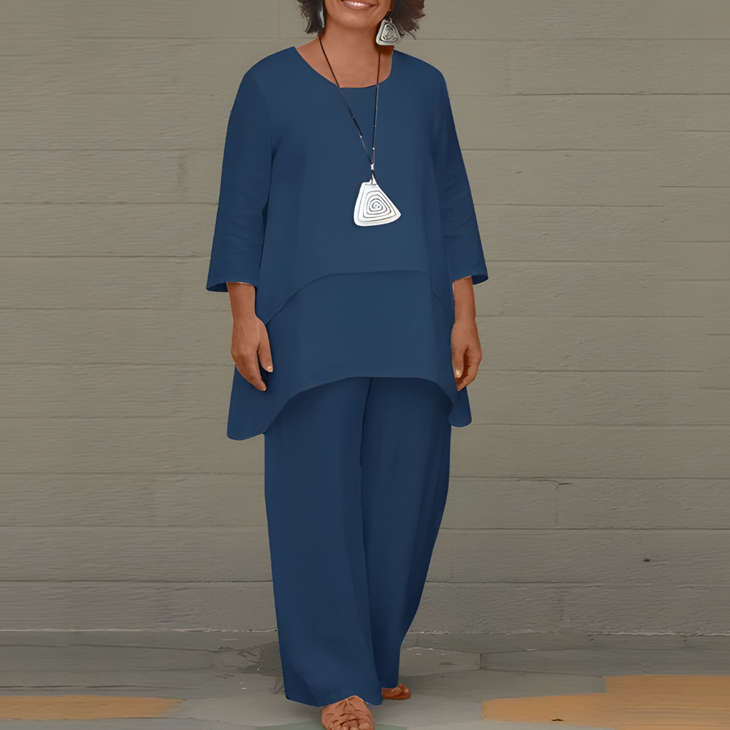 Layered Linen Outfit for Women