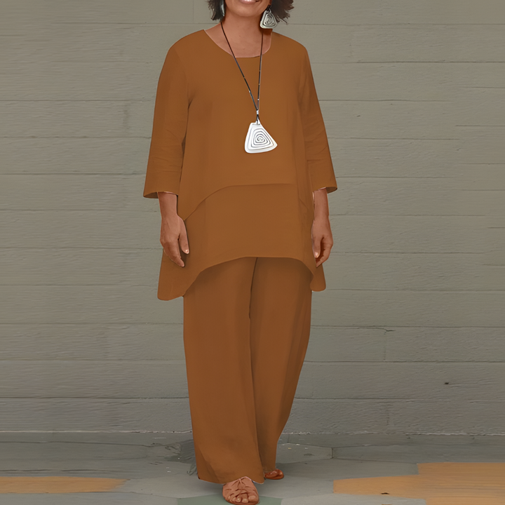 Layered Linen Outfit for Women