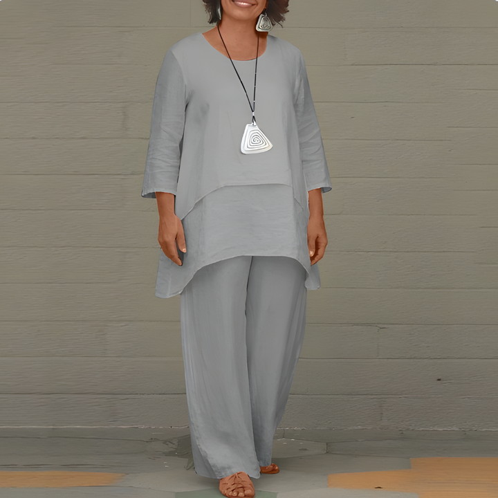 Layered Linen Outfit for Women