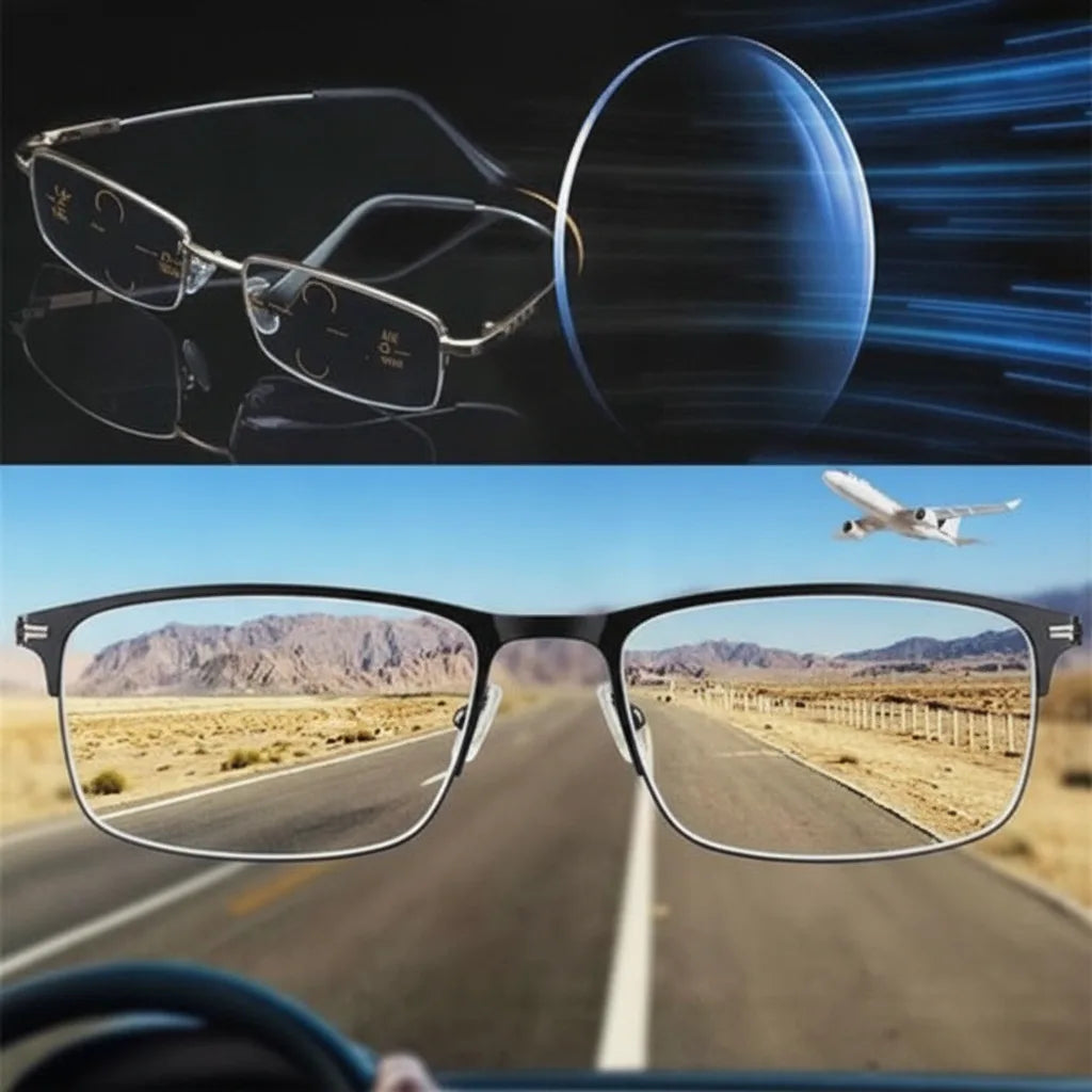 Automatic Adjustment Progressive Bifocal Glasses