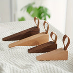 Solid Wood Door Stop – Minimalist Scandinavian Non-Slip Wedge