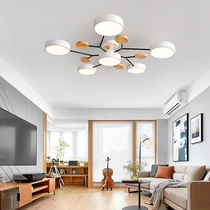 Contemporary Scandinavian LED Ceiling Light – Chic & Eco-Friendly
