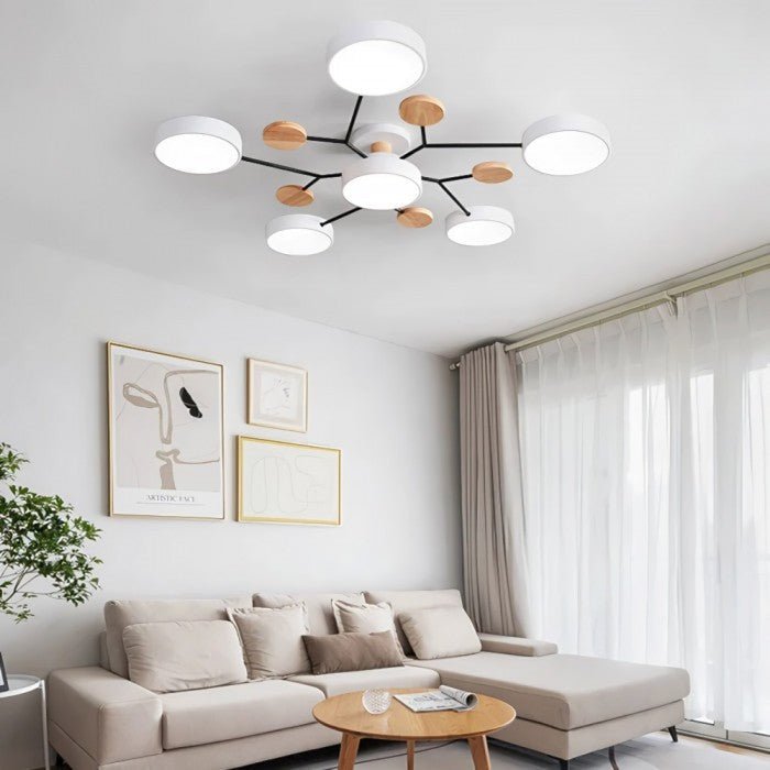 Contemporary Scandinavian LED Ceiling Light – Chic & Eco-Friendly