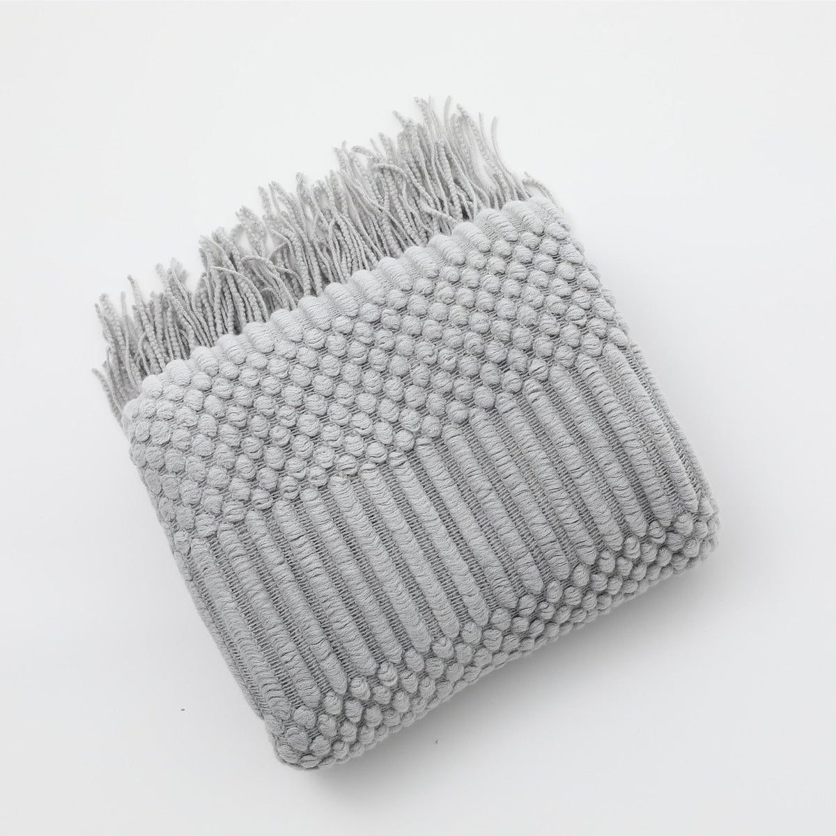 Knitted Sofa Blanket in Stylish Design