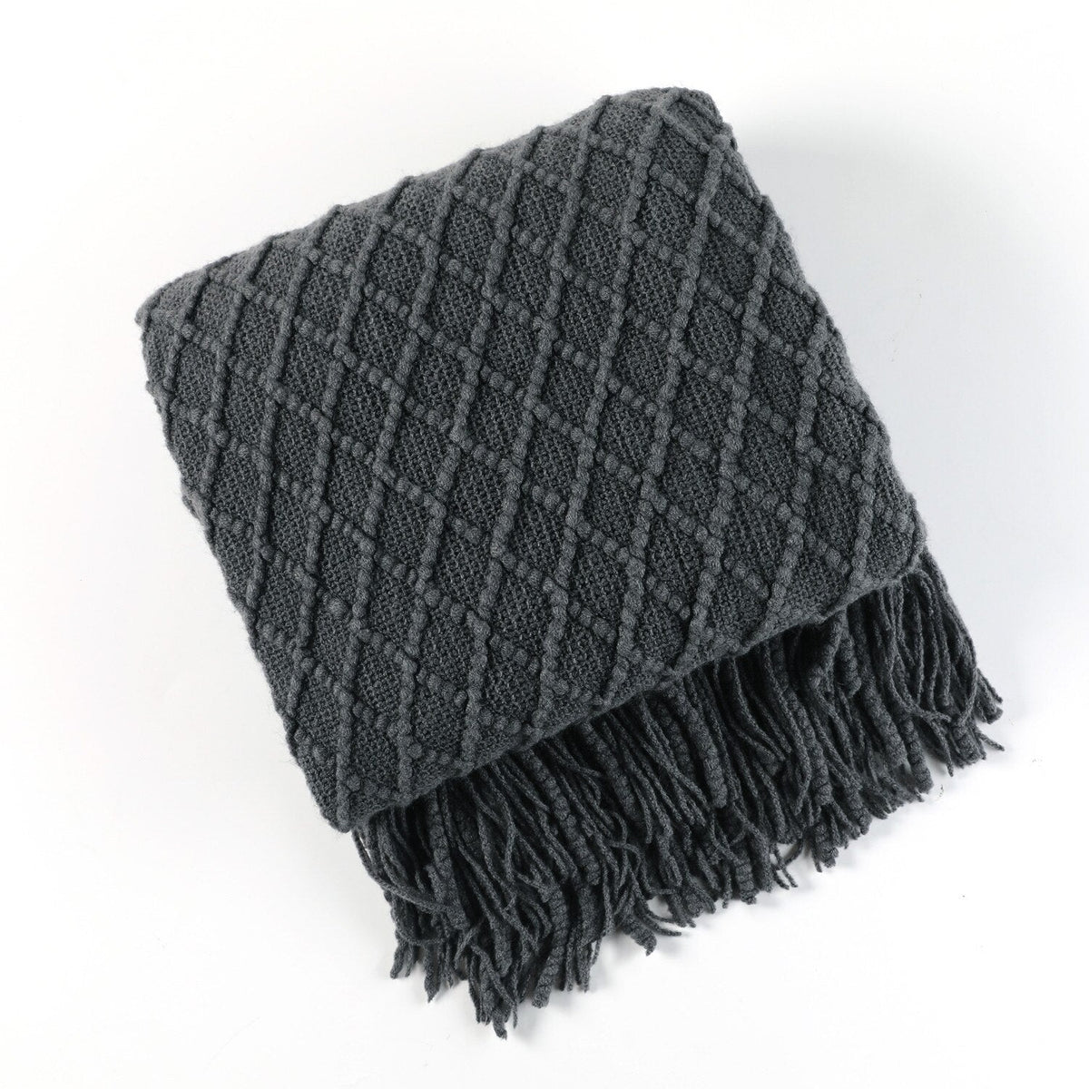 Knitted Sofa Blanket in Stylish Design