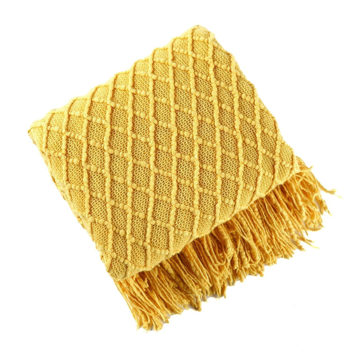 Knitted Sofa Blanket in Stylish Design