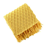 Knitted Sofa Blanket in Stylish Design