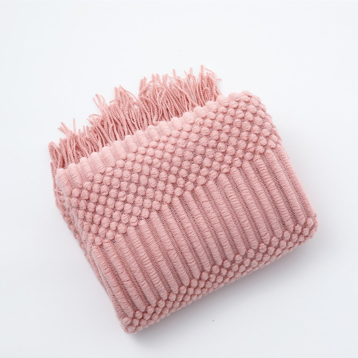 Knitted Sofa Blanket in Stylish Design