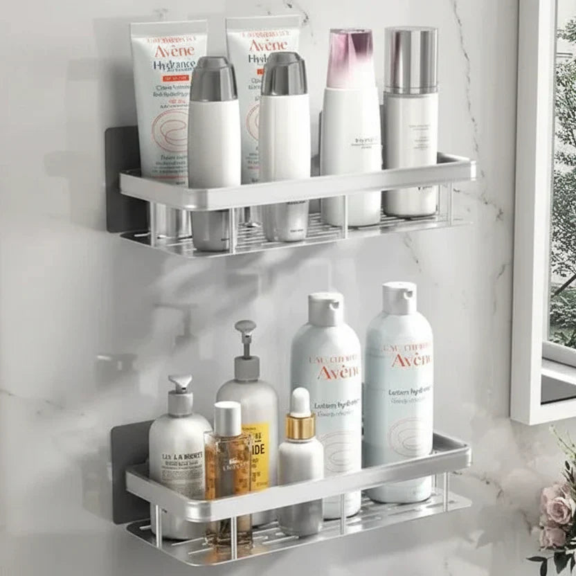Adhesive Bathroom Shelf – Drill-Free & Stylish for Any Bathroom