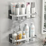 Adhesive Bathroom Shelf – Drill-Free & Stylish for Any Bathroom