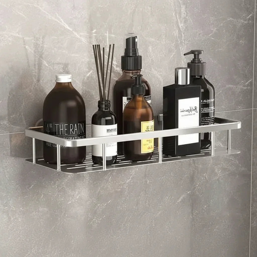 Adhesive Bathroom Shelf – Drill-Free & Stylish for Any Bathroom