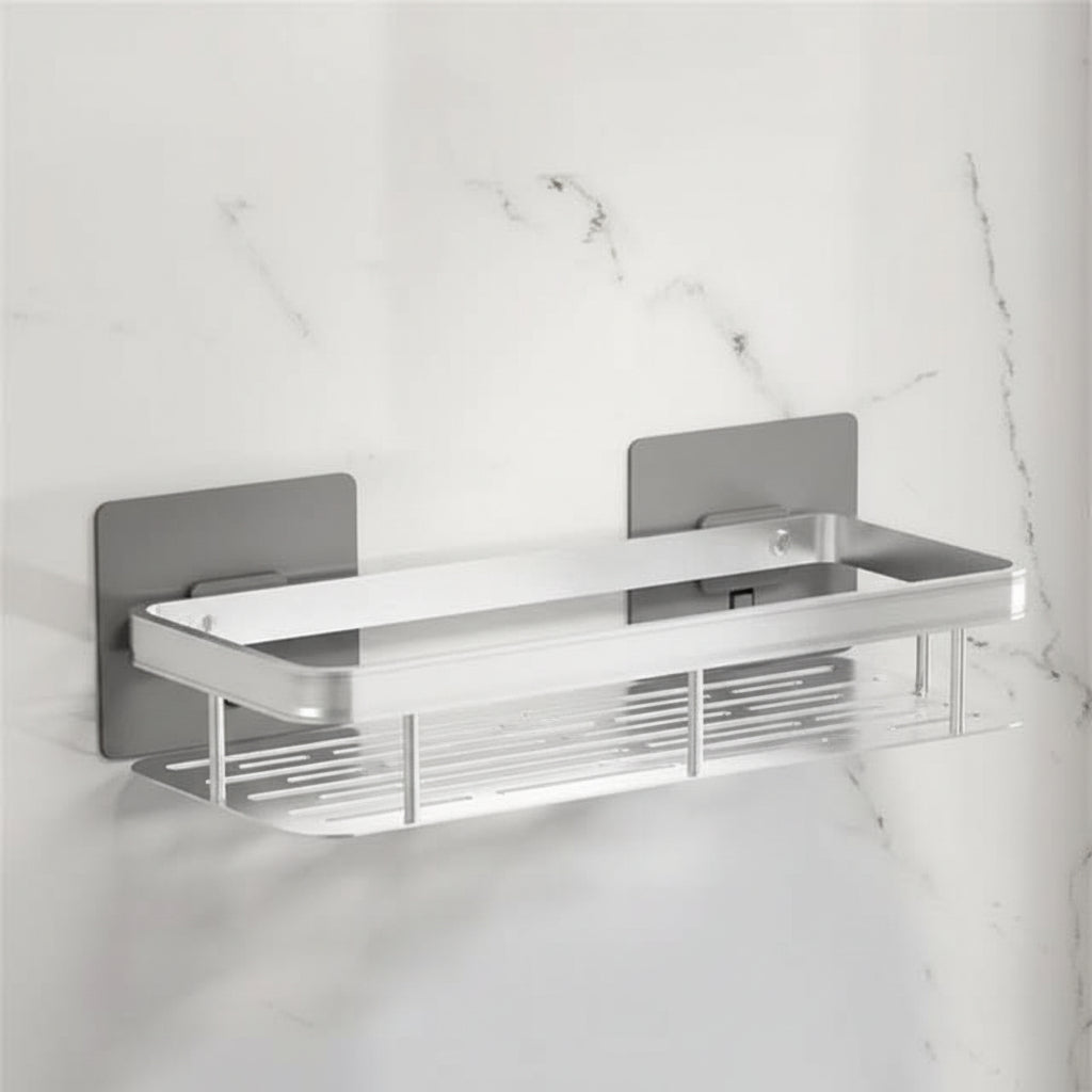Adhesive Bathroom Shelf – Drill-Free & Stylish for Any Bathroom