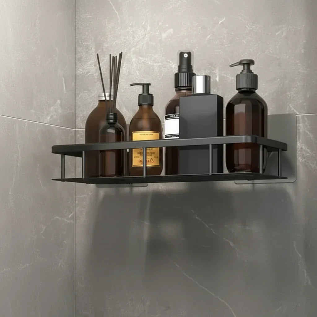 Adhesive Bathroom Shelf – Drill-Free & Stylish for Any Bathroom