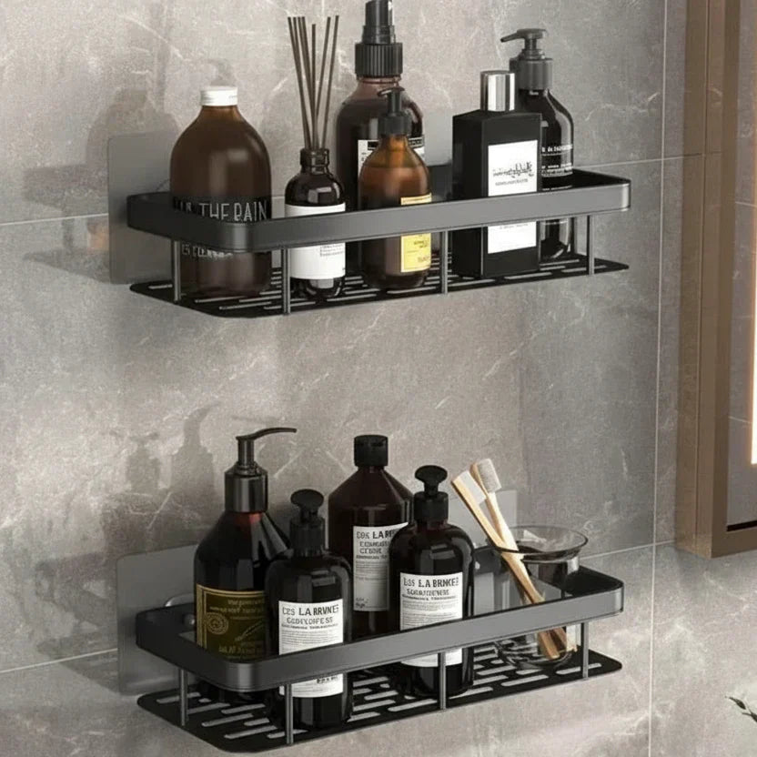 Adhesive Bathroom Shelf – Drill-Free & Stylish for Any Bathroom