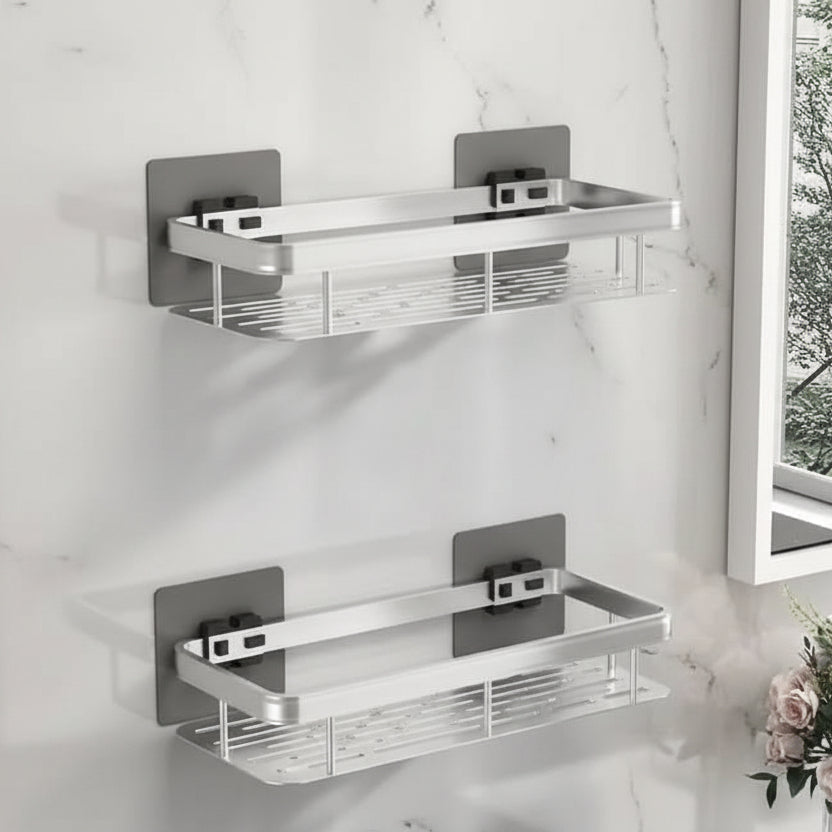 Adhesive Bathroom Shelf – Drill-Free & Stylish for Any Bathroom