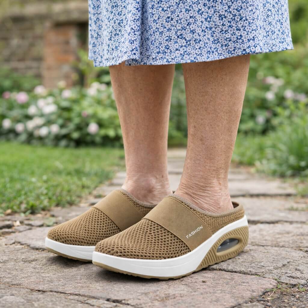 Orthopedic Slip-On Slippers | Wide Home Shoes