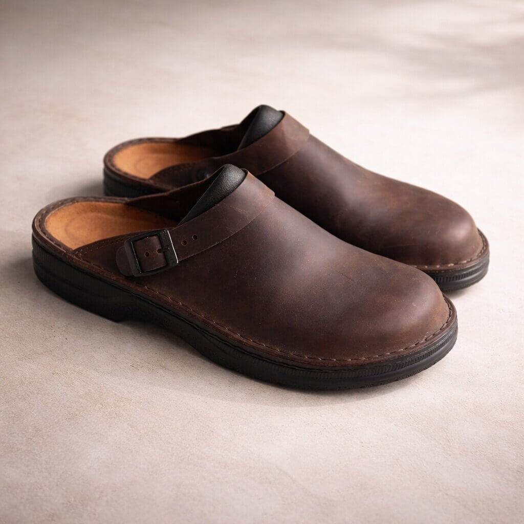 Leather Orthopedic Slippers for Men and Women | Comfortable House Shoes