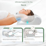 Orthopedic Pillow | Ergonomic Support for Neck and Back | Memory Foam