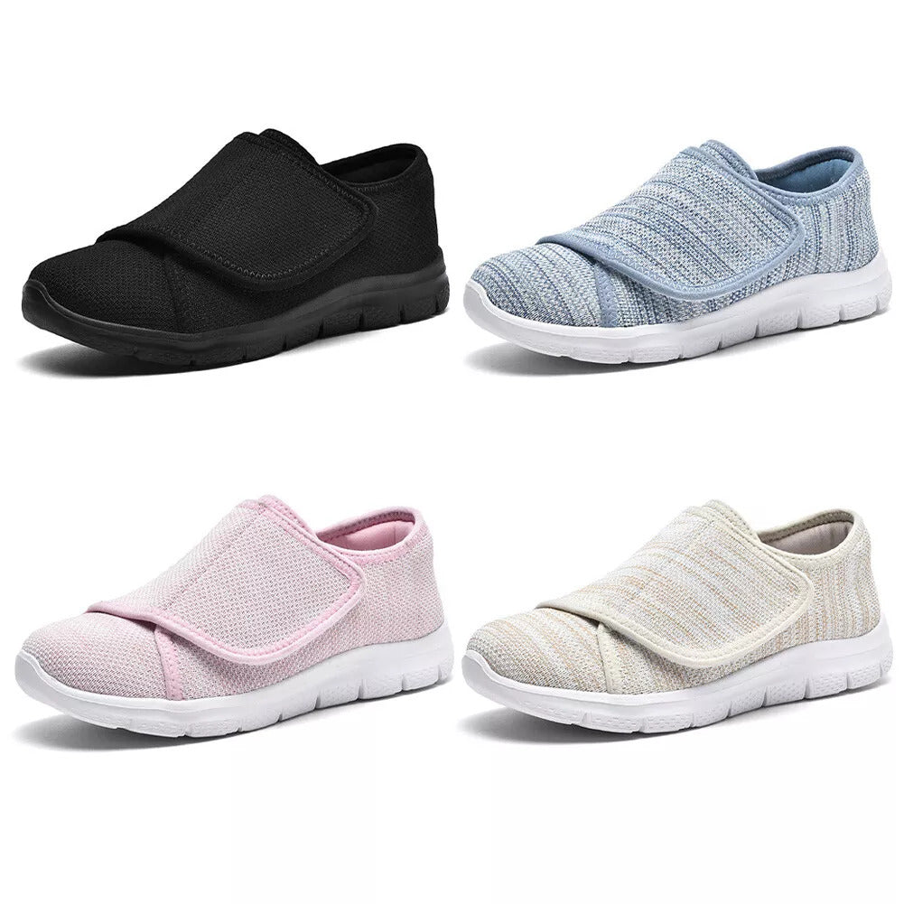 Comfortable Support Shoes - Adjustable Wide Fit for Improved Foot Comfort