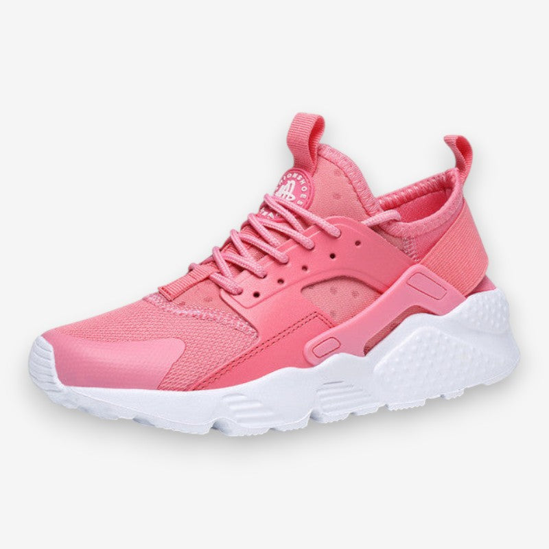 Breathable Mesh Lace-Up Sneakers with Non-Slip Sole