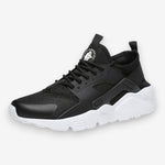 Breathable Mesh Lace-Up Sneakers with Non-Slip Sole