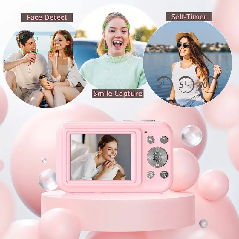 Vintage Digital Camera | 1080p Video and HD Photos | Compact Design