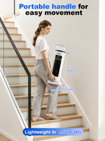 Compact 4-in-1 Room Cooler with Remote Control and Timer