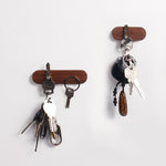 Magnetic Wooden Key Holder Wall Organizer