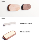 Magnetic Wooden Key Holder Wall Organizer