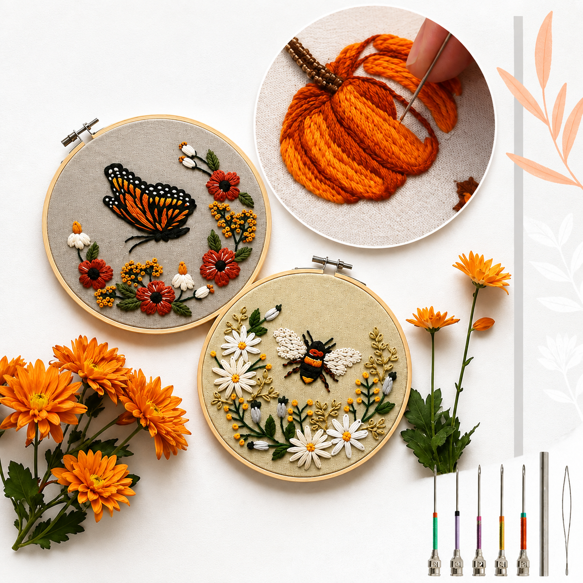 Sewing Needle Set | Effortless Stitching | Color-Coded Needles