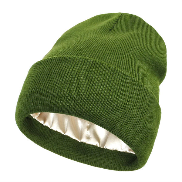 Silk Winter Hat – Warm, Hair-Protecting & Elegant